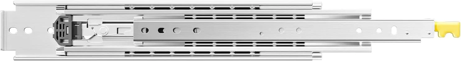 VEVOR Heavy Duty Drawer Slides, 1 Pair 40inch Locking Drawer Slides, 500lbs Load Capacity, Side Mount Ball Bearing Drawer Glides, Full Extension Industrial Locking Rail