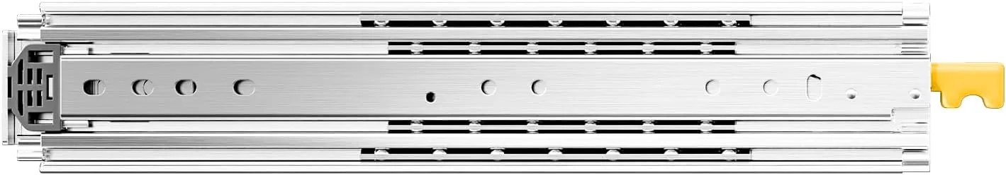 VEVOR Heavy Duty Drawer Slides, 1 Pair 40inch Locking Drawer Slides, 500lbs Load Capacity, Side Mount Ball Bearing Drawer Glides, Full Extension Industrial Locking Rail