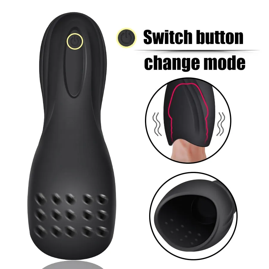 Vibrator Masturbator Male Stimulate Sex Limited-time offer Oral Glans penis Climax Massager Men Toys Sex Special price Delay Trainer for Automatic