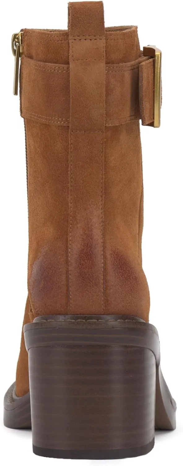 Vince Camuto Women's Bembonie Stacked Heel Bootie Ankle Boot