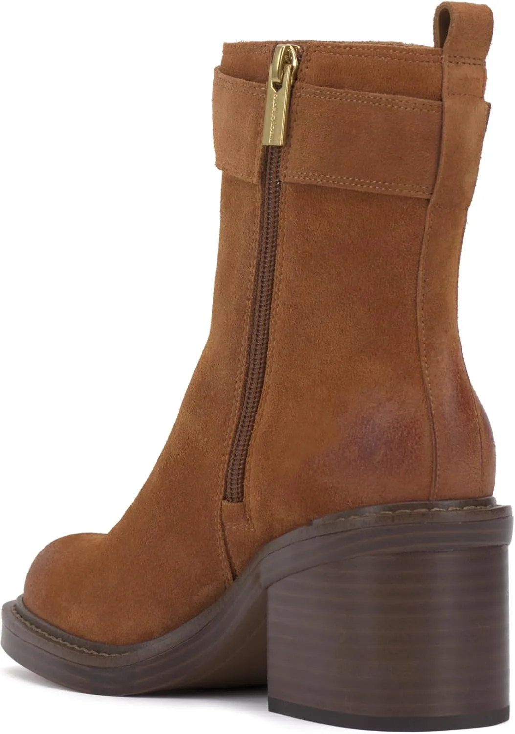 Vince Camuto Women's Bembonie Stacked Heel Bootie Ankle Boot