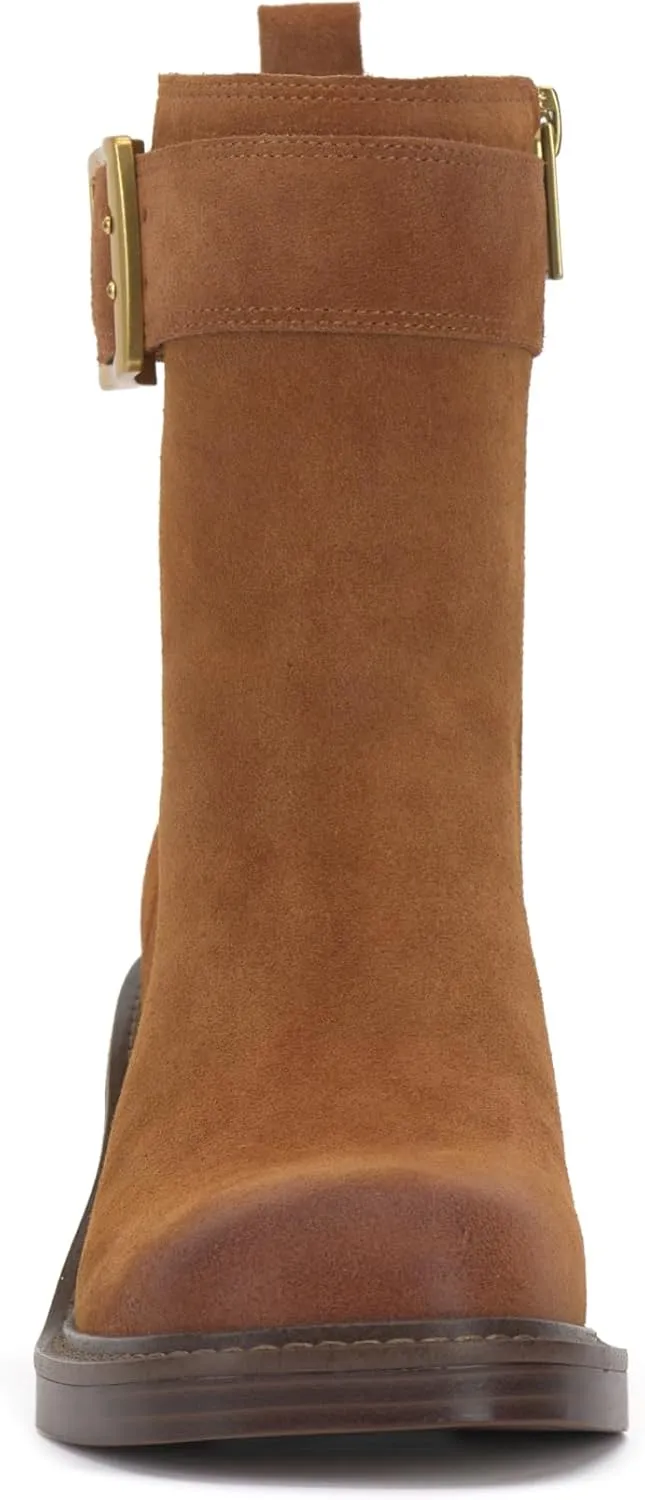 Vince Camuto Women's Bembonie Stacked Heel Bootie Ankle Boot