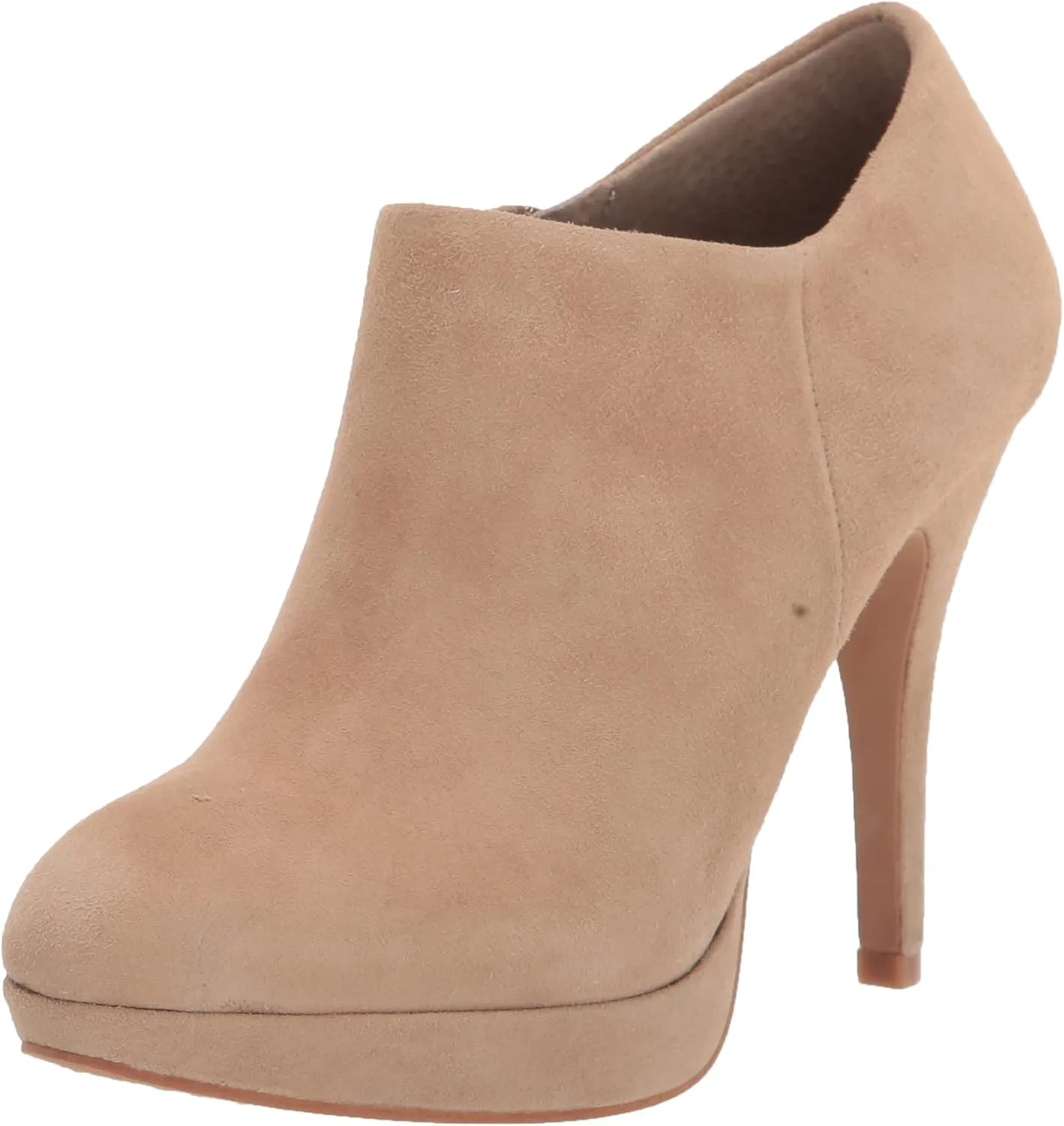Vince Camuto Women's Footwear Women's Elvin Platform Bootie Ankle Boot, Tortilla, 7.5
