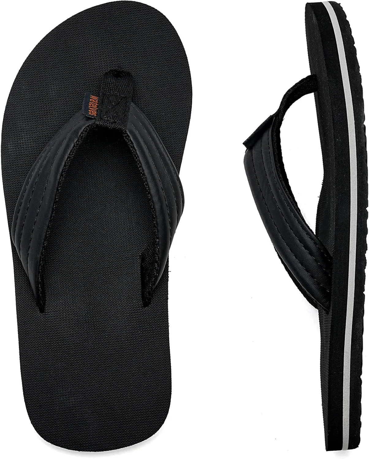 WateLves Kids Flip Flops Boys Girls Sandals Youth Big Kid Summer Slip on Thong Slide Sandals for Beach Pool Shower Little/Big Kid