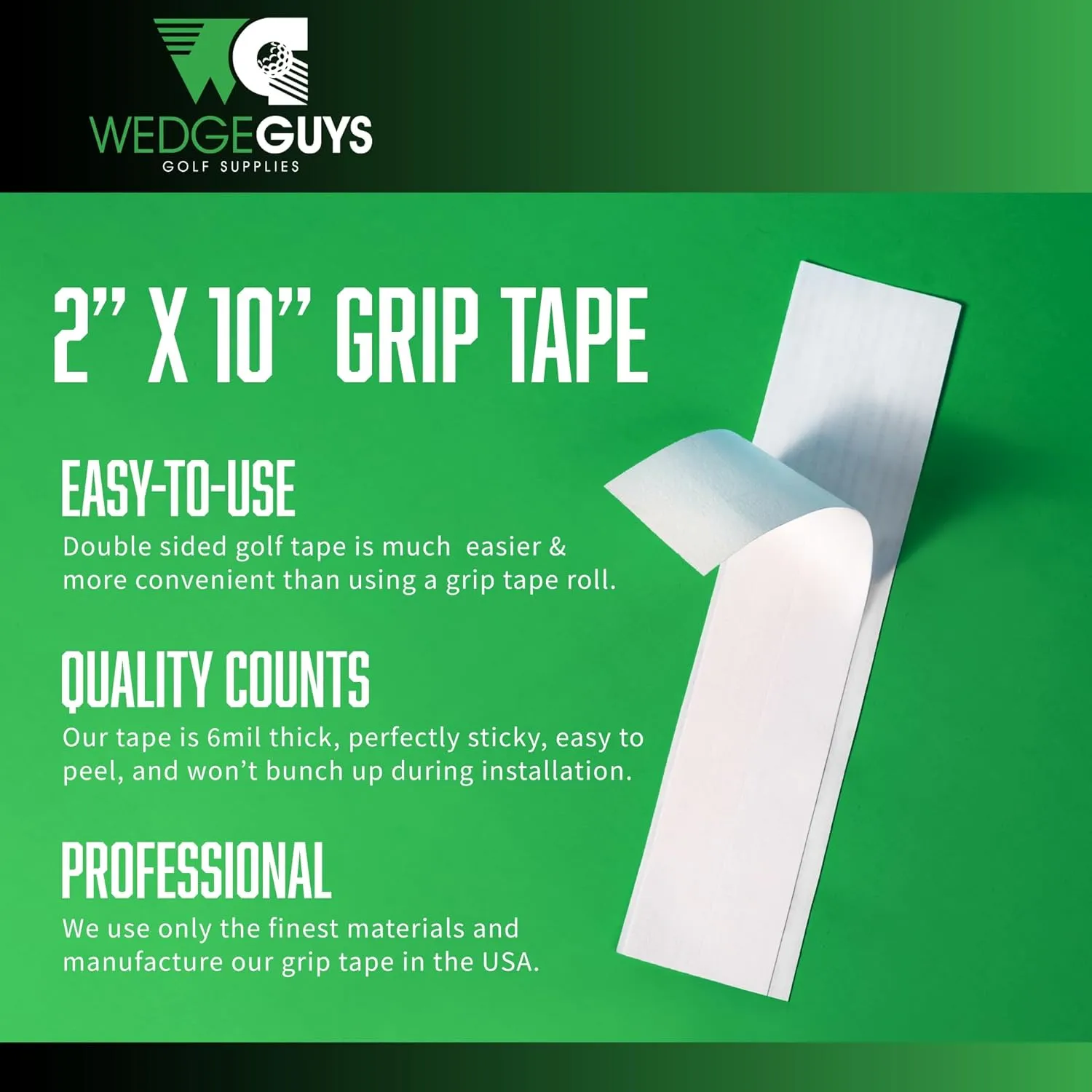 Wedge Guys DC Tour Golf Grips Kit – 4 Grip Zones for Supreme Comfort & Control - All-Weather Performance Golf Club Grips Replacement for Regripping Wedges Drivers Irons Hybrids, Midsize or Standard