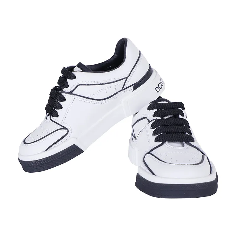 White Leather Trainer