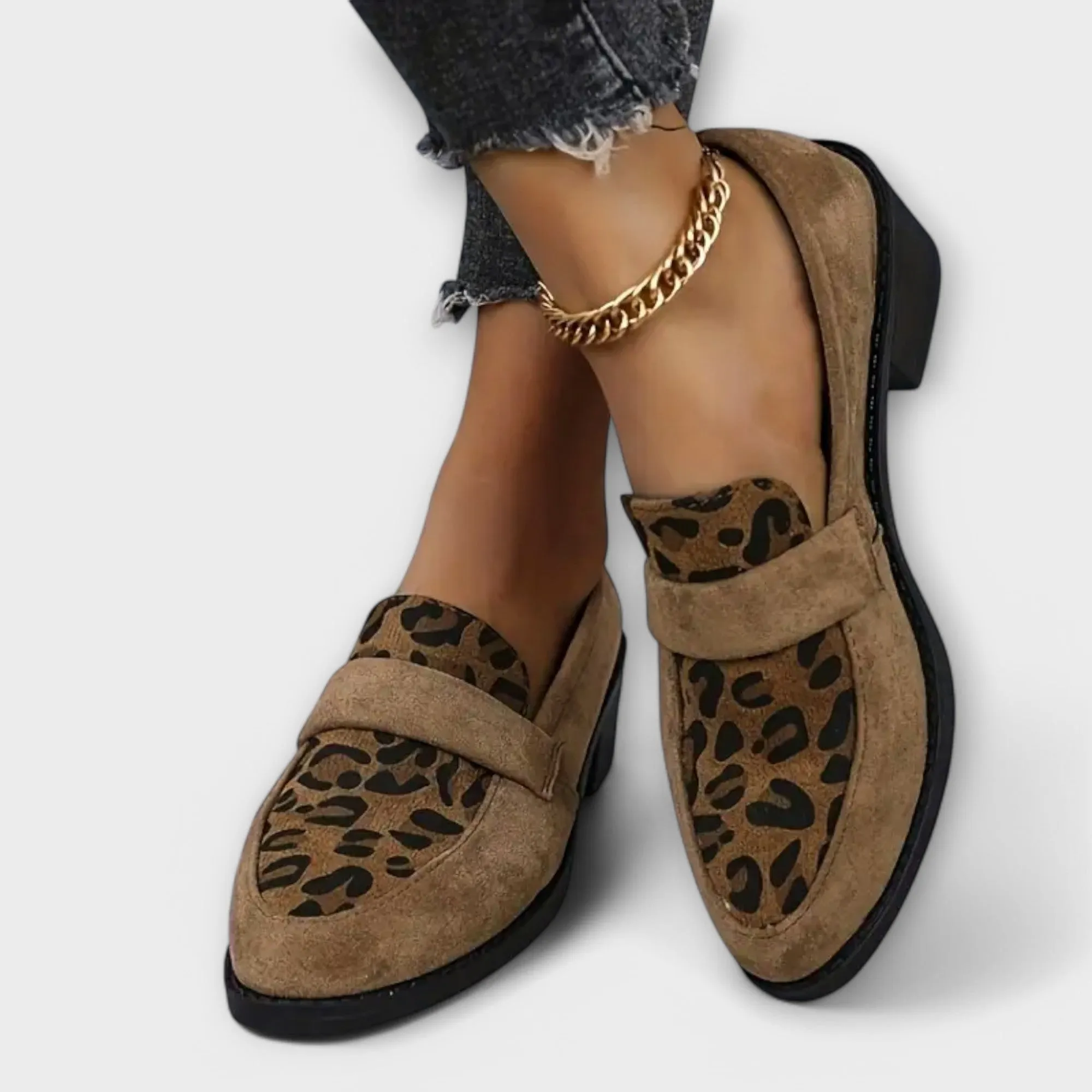 with | Print Shoes Ergonomic Elegant Women’s Leopard Attentive support Karla