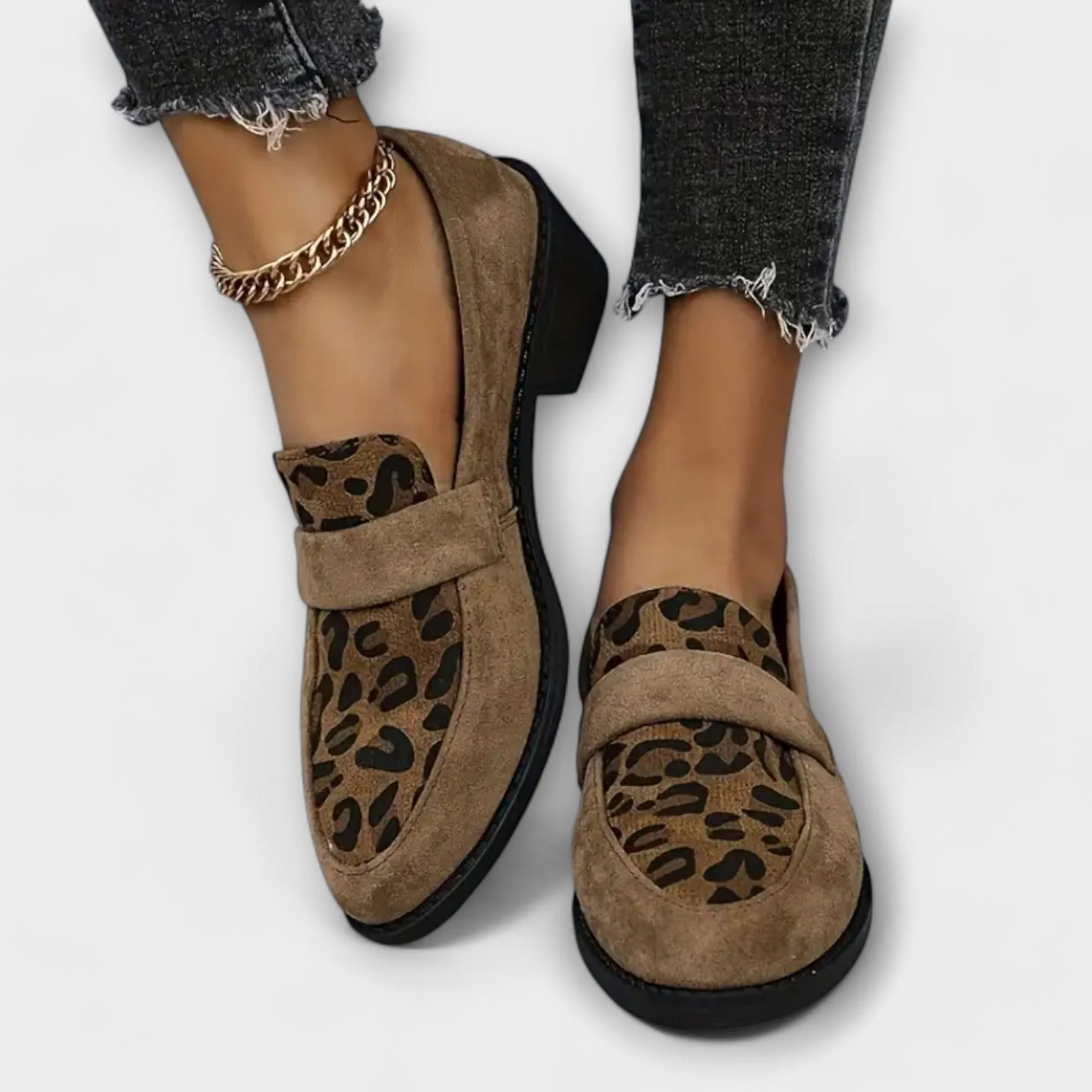with | Print Shoes Ergonomic Elegant Women’s Leopard Attentive support Karla