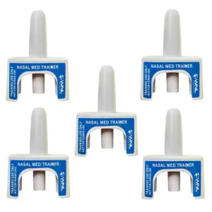 WNL Products 5000NMT Nasal Med Trainer, Naloxone Training Device, for use in Educational Narcan Training Only - 5 Pack