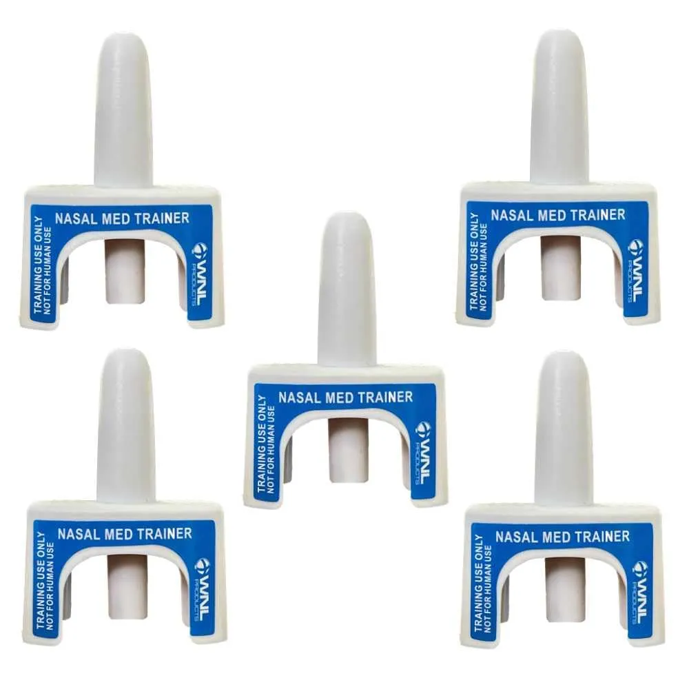 WNL Products 5000NMT Nasal Med Trainer, Naloxone Training Device, for use in Educational Narcan Training Only - 5 Pack