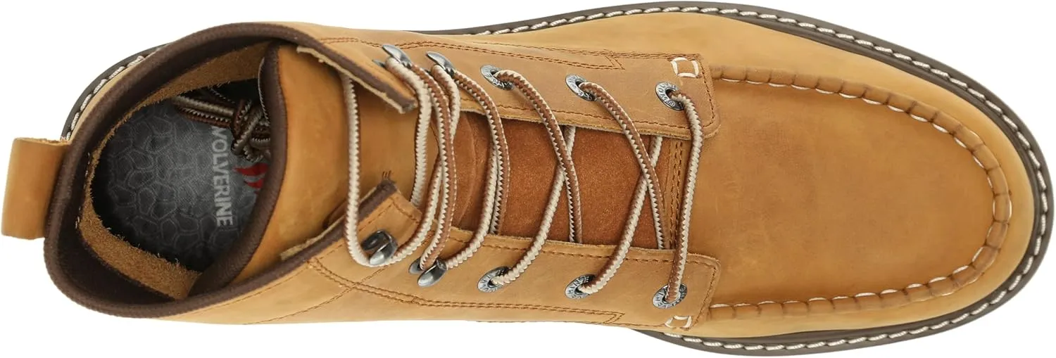 Wolverine Men's Trade Wedge Unlined 6" Construction Boot