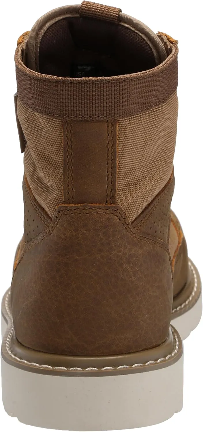 Wolverine Men's Trade Wedge Unlined Canvas 6" Composite Toe Industrial Boot