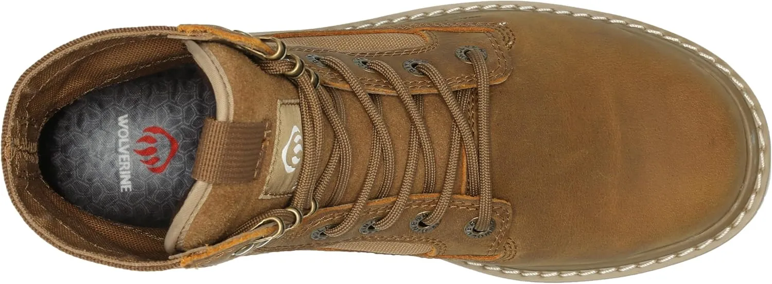Wolverine Men's Trade Wedge Unlined Canvas 6" Composite Toe Industrial Boot