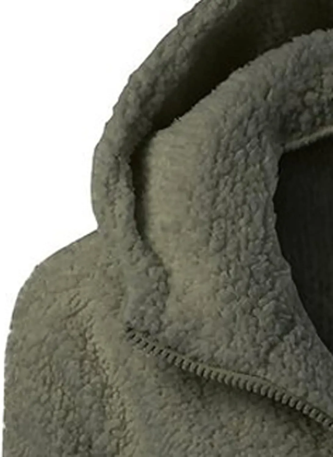 Women Zip Up Hoodies Fuzzy Fleece Long Sleeve Solid Color Hooded Jacket Slim Fit Casual Warm Clothes with Pocket