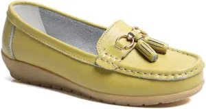 Women's Loafers Comfortable Lightweight Penny Loafers Casual Driving Flats Soft Moccasins Shoes Walking Travelling Leather Slip On Shoes