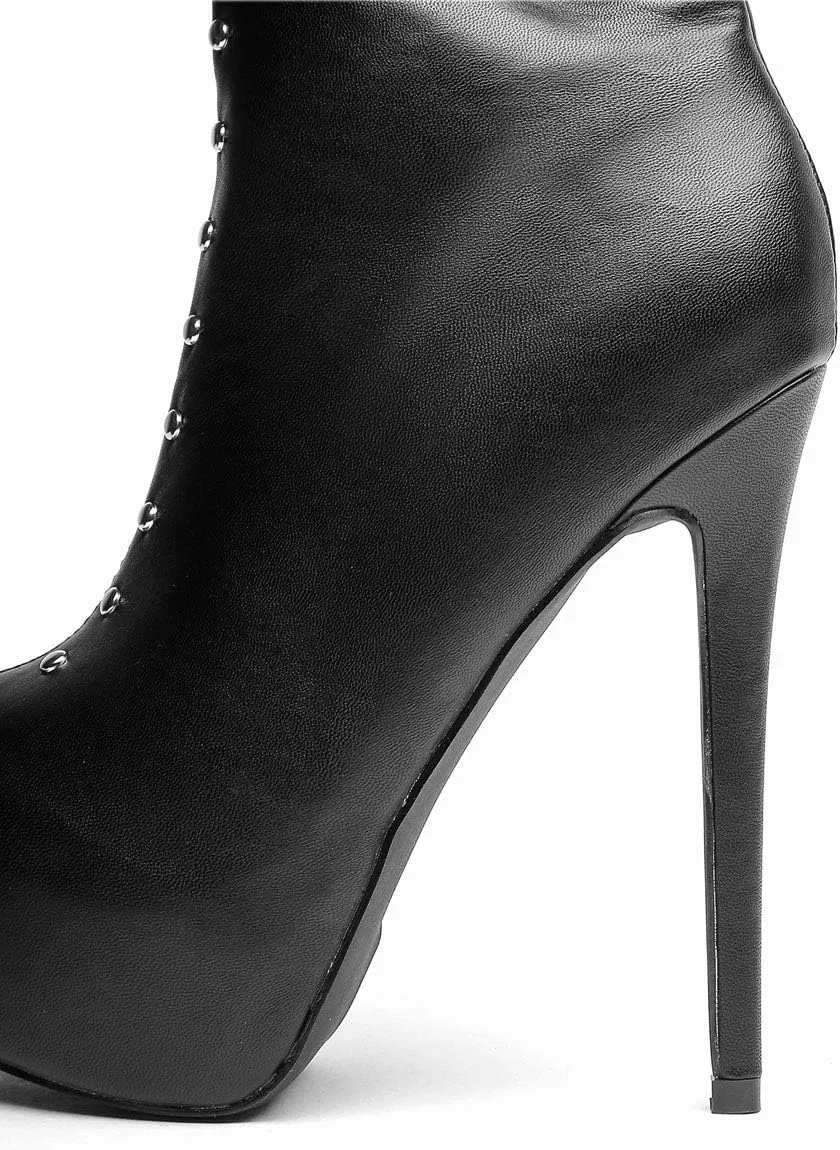 Women's Over The Knee Boots Platform Thigh High Shoes High Heels Rivet Booties
