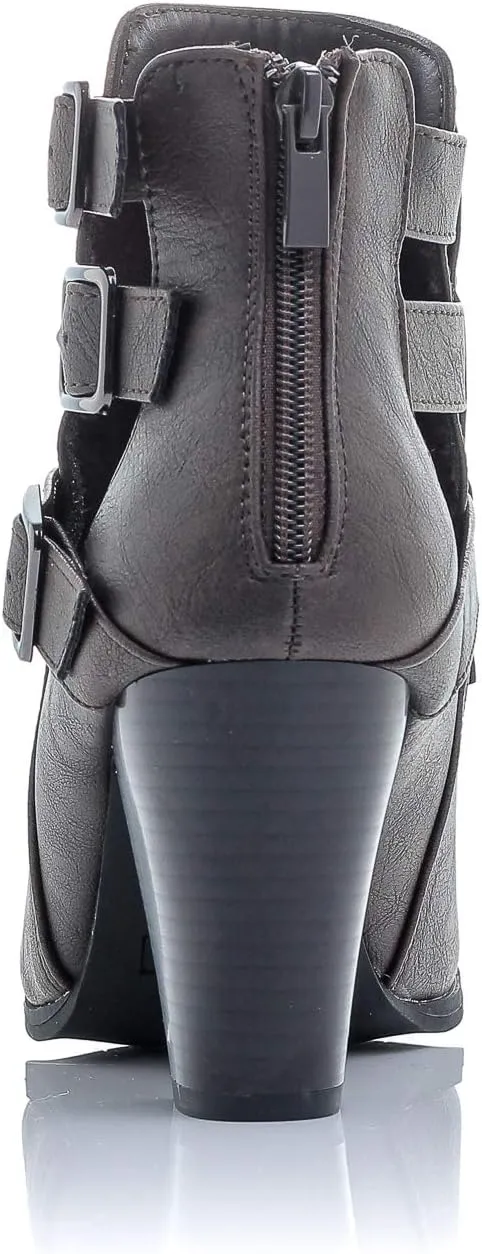 Women's Payton Boot Side Zip High Block Heel Ankle Booties