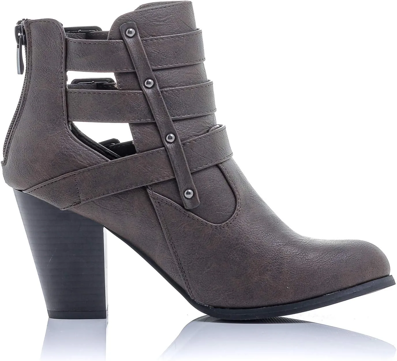 Women's Payton Boot Side Zip High Block Heel Ankle Booties