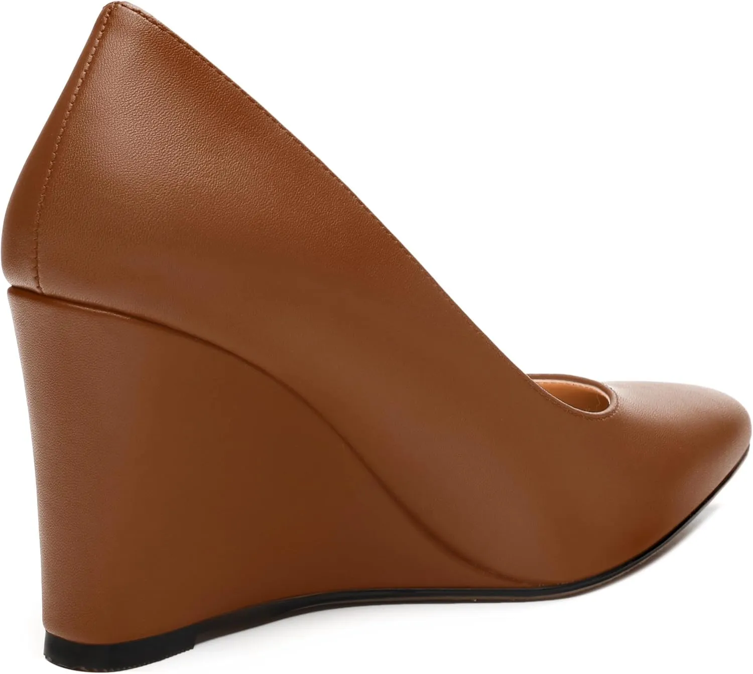 Womens Pumps Shoes, Pointed Toe Wedge High Heel Shoes for Women 3.3"