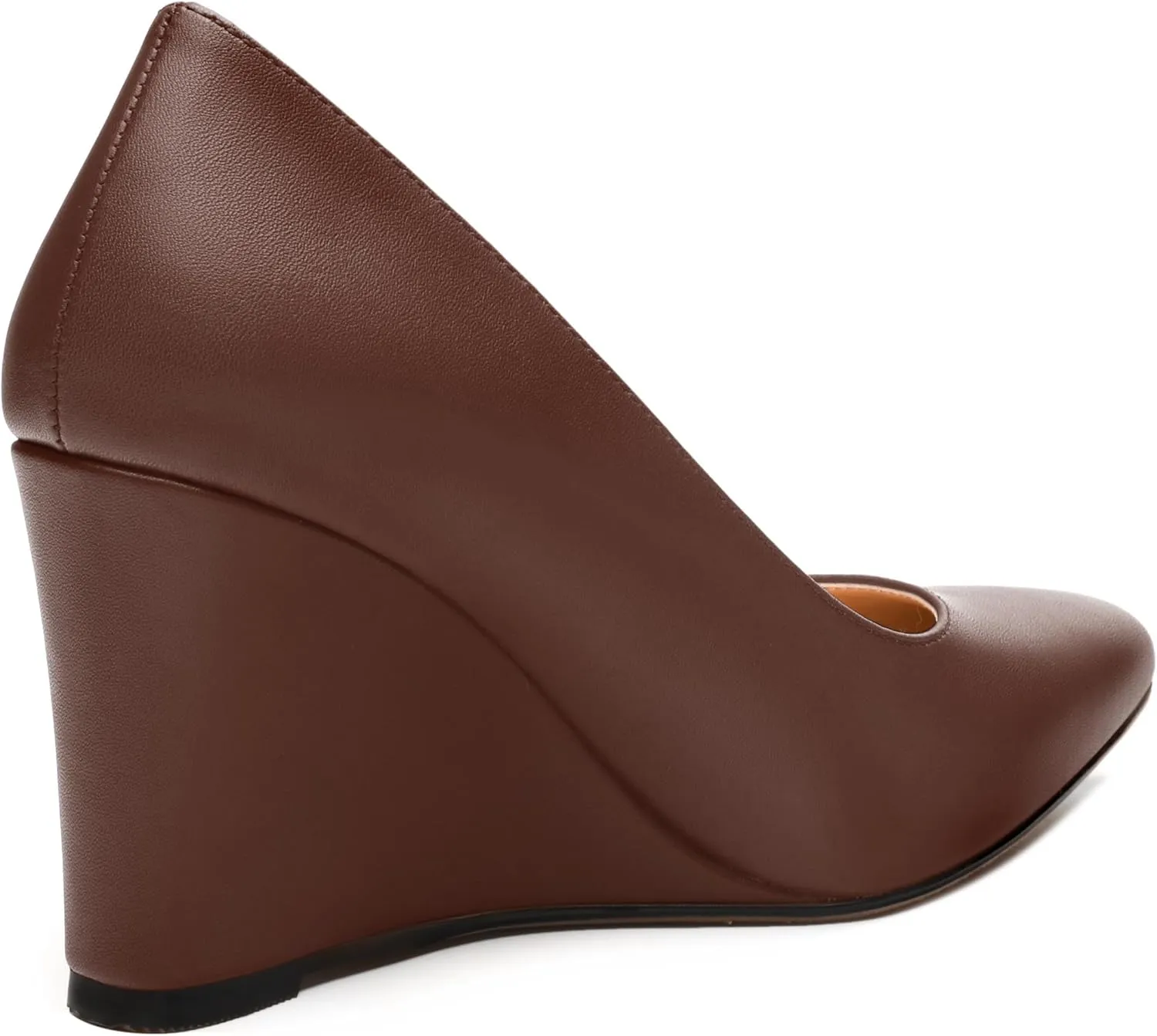 Womens Pumps Shoes, Pointed Toe Wedge High Heel Shoes for Women 3.3"