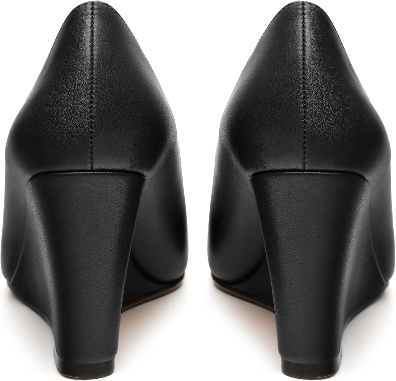Womens Pumps Shoes, Pointed Toe Wedge High Heel Shoes for Women 3.3"