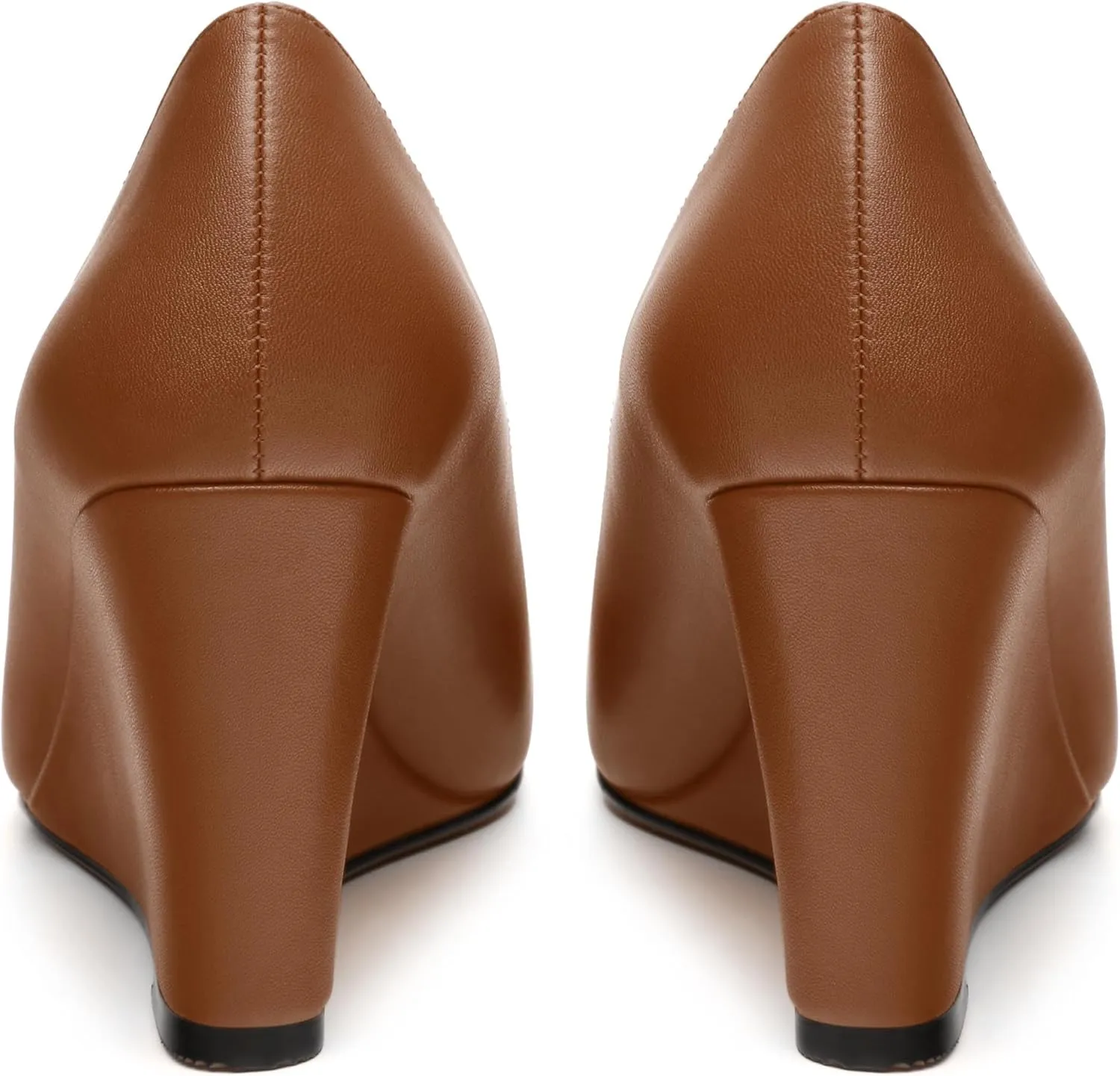 Womens Pumps Shoes, Pointed Toe Wedge High Heel Shoes for Women 3.3"