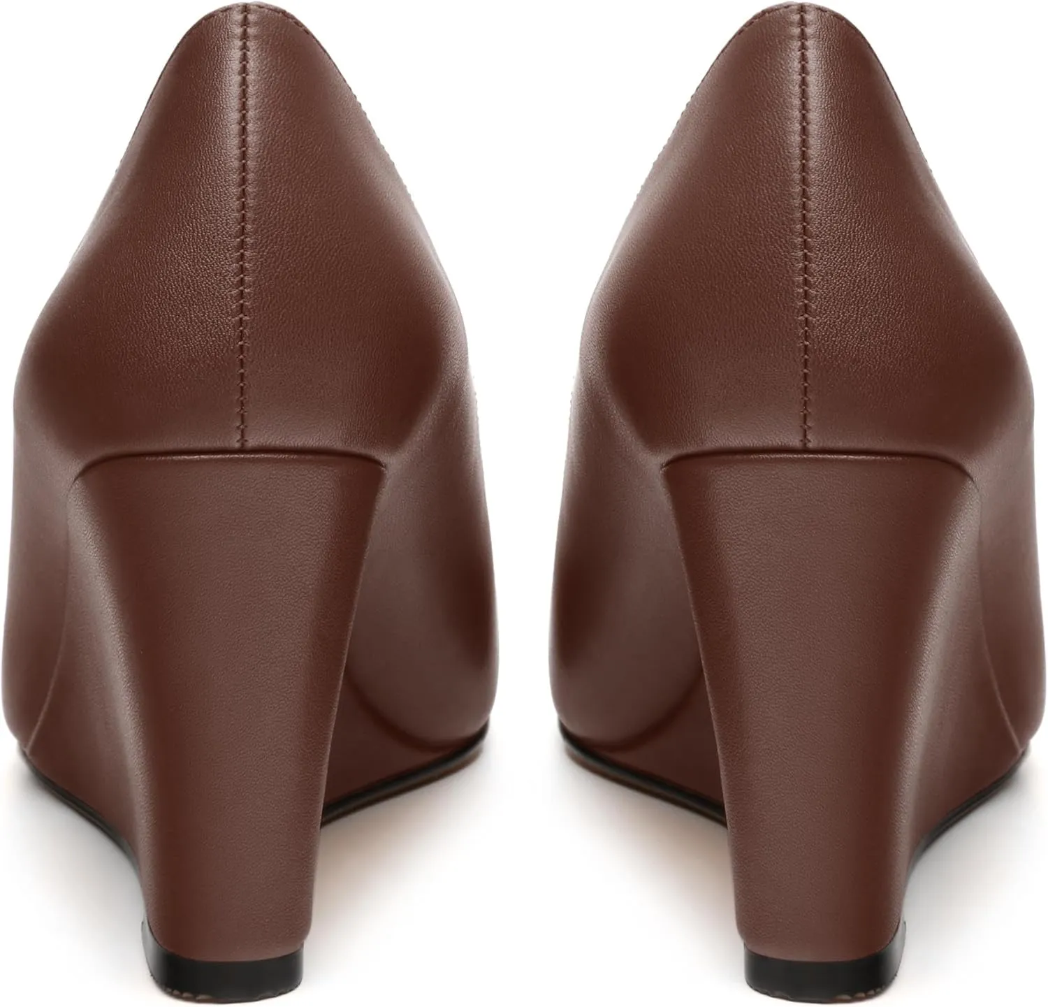 Womens Pumps Shoes, Pointed Toe Wedge High Heel Shoes for Women 3.3"