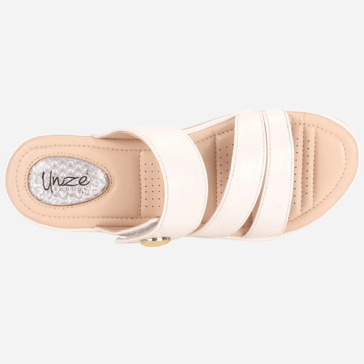Womens "DIANA" Comfy Everyday Casual Wedge Slippers