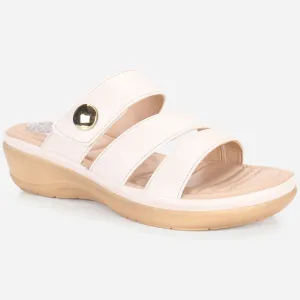 Womens "DIANA" Comfy Everyday Casual Wedge Slippers