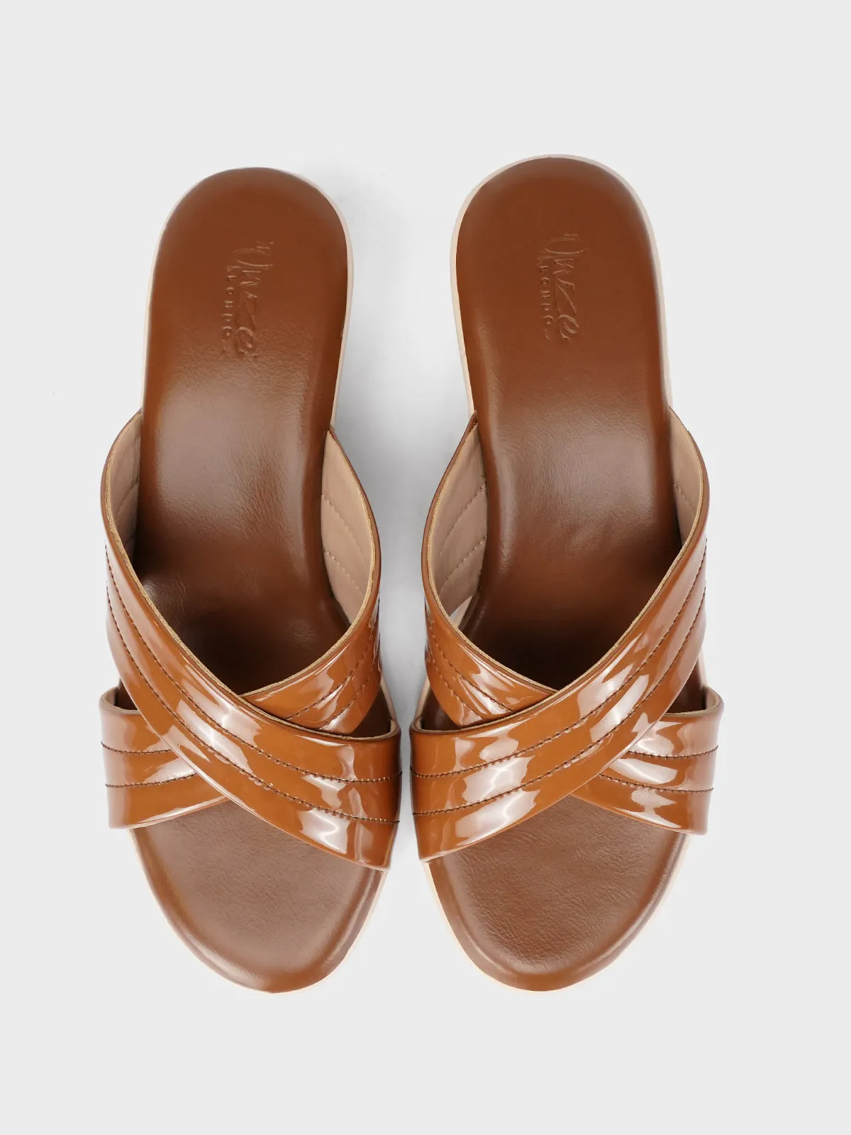 Women's "LIAMA" Crossover Comfort Slippers