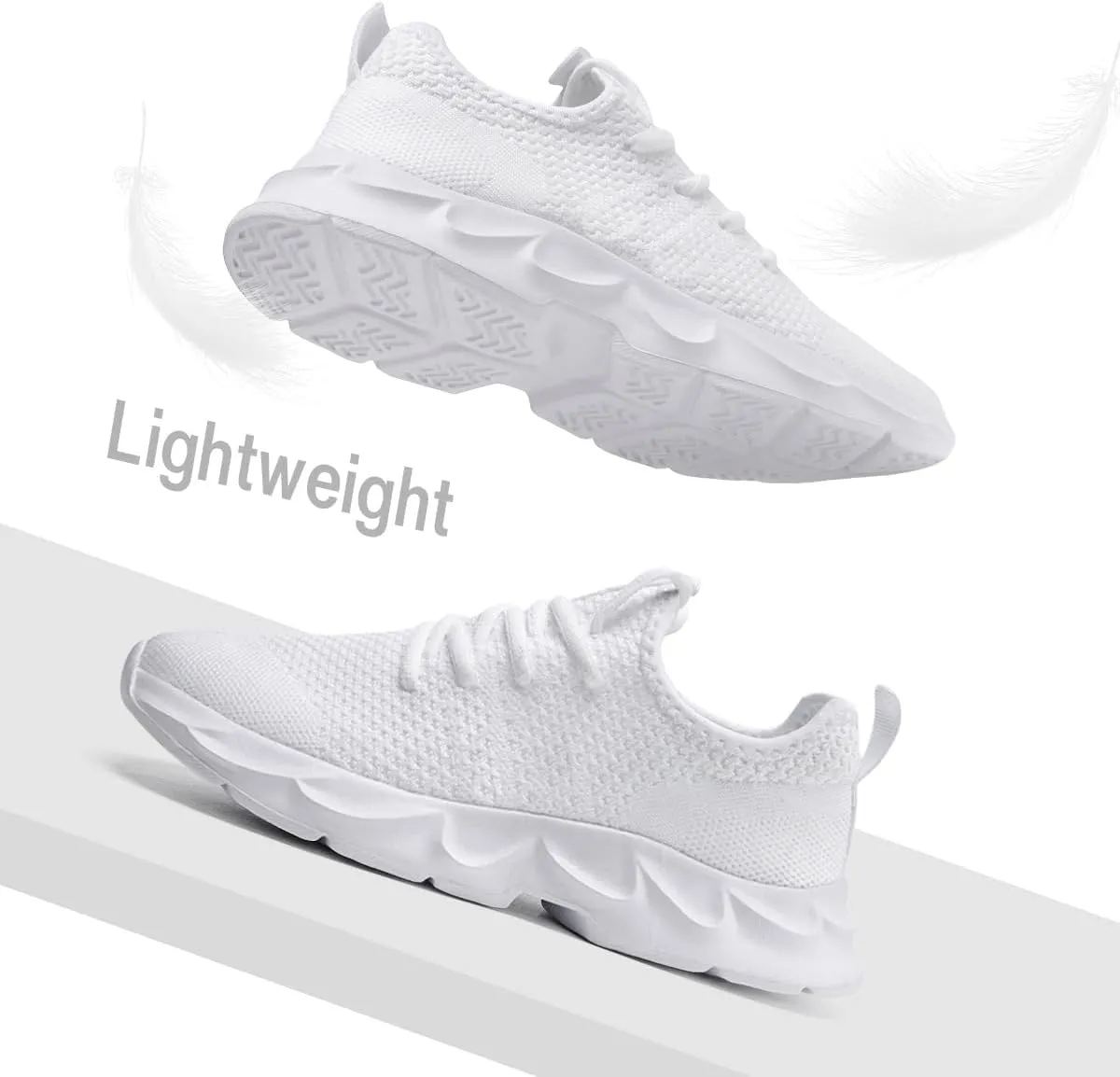 Womens Running Shoes Lightweight Breathable No Slip Sneakers Gym Athletic Workout Casual Sports Walking Tennis Shoes