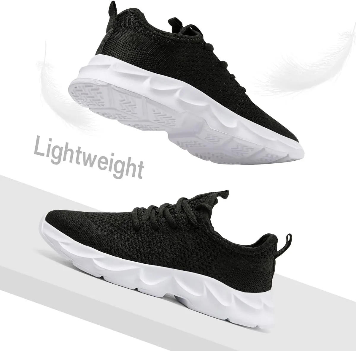 Womens Running Shoes Lightweight Breathable No Slip Sneakers Gym Athletic Workout Casual Sports Walking Tennis Shoes