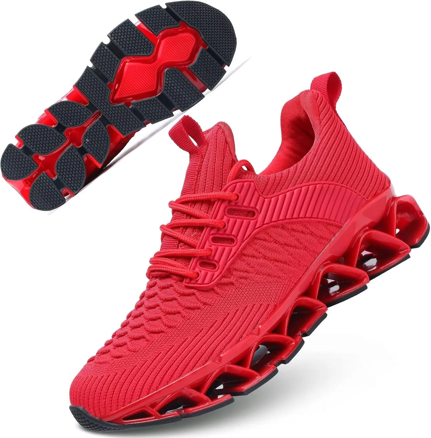 Womens Slip-ins Running Shoes Blade Tennis Walking Sneakers Comfortable Fashion Non Slip Work Sport Shoes Gym Trainers