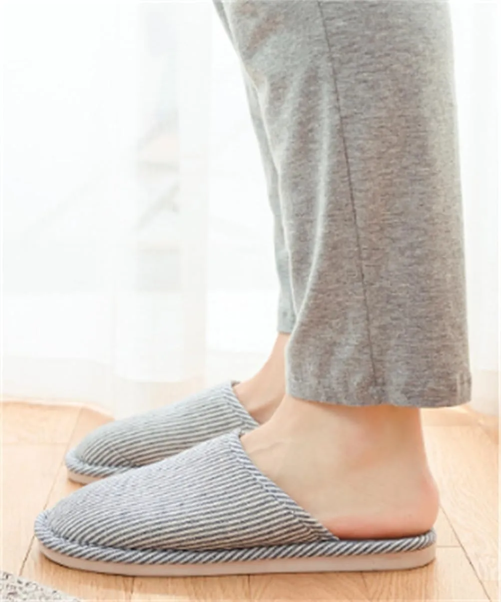 Womens Slipper House Slippers Men,4 Pairs Spa Slippers, Non Slip Disposable Slippers for Guest Washable Guest Slippers Travel Slippers Slide Slipper Bride Slippers with 4 Different Sizes