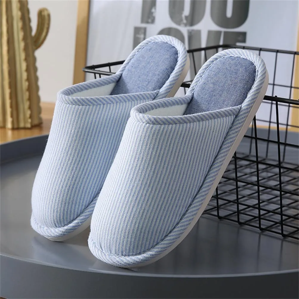 Womens Slipper House Slippers Men,4 Pairs Spa Slippers, Non Slip Disposable Slippers for Guest Washable Guest Slippers Travel Slippers Slide Slipper Bride Slippers with 4 Different Sizes