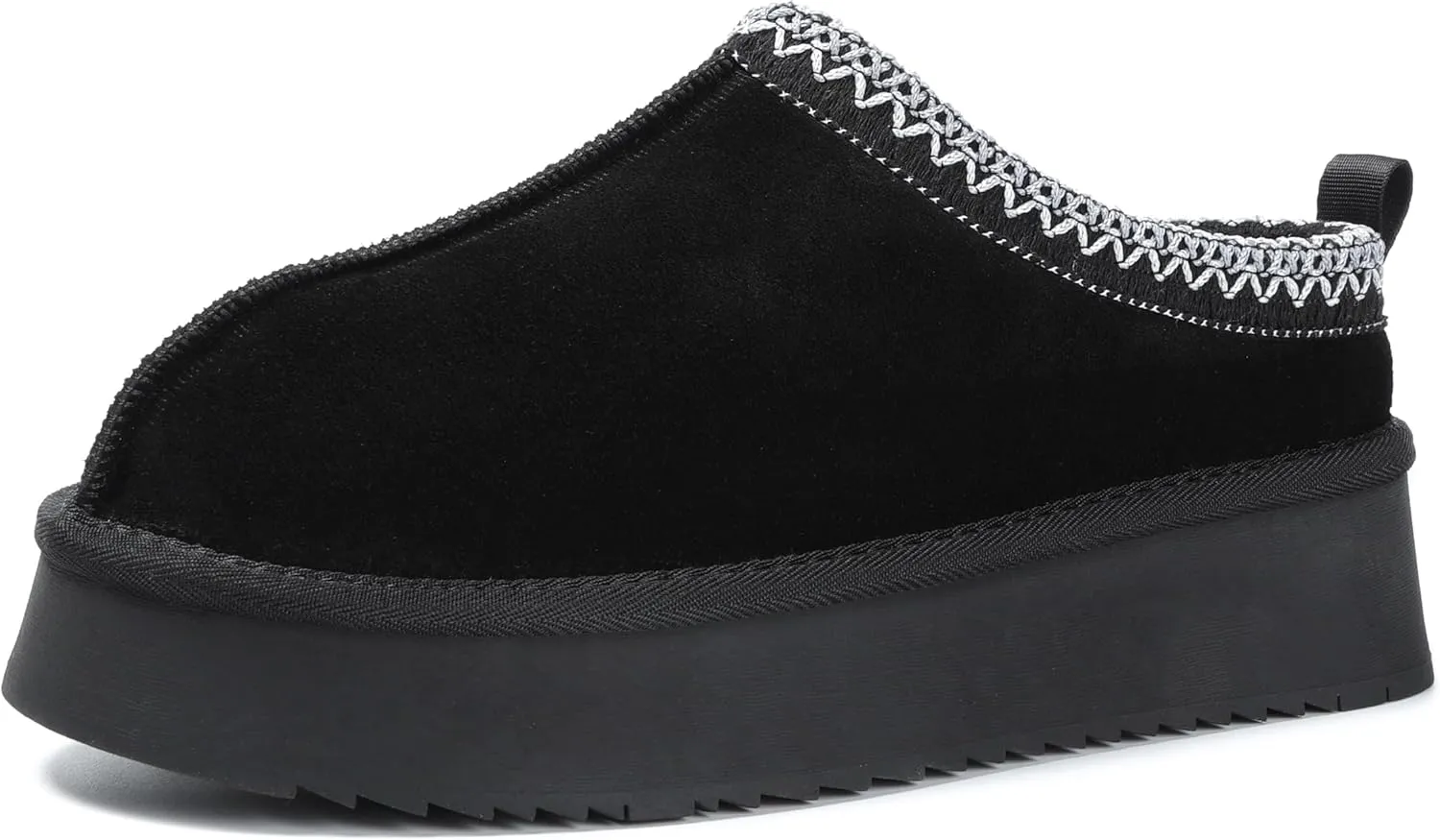 Women's Slippers Platform Mini Boots Short Ankle Boot Fur Fleece Lined House slippers Anti-Slip Boot For Outdoor