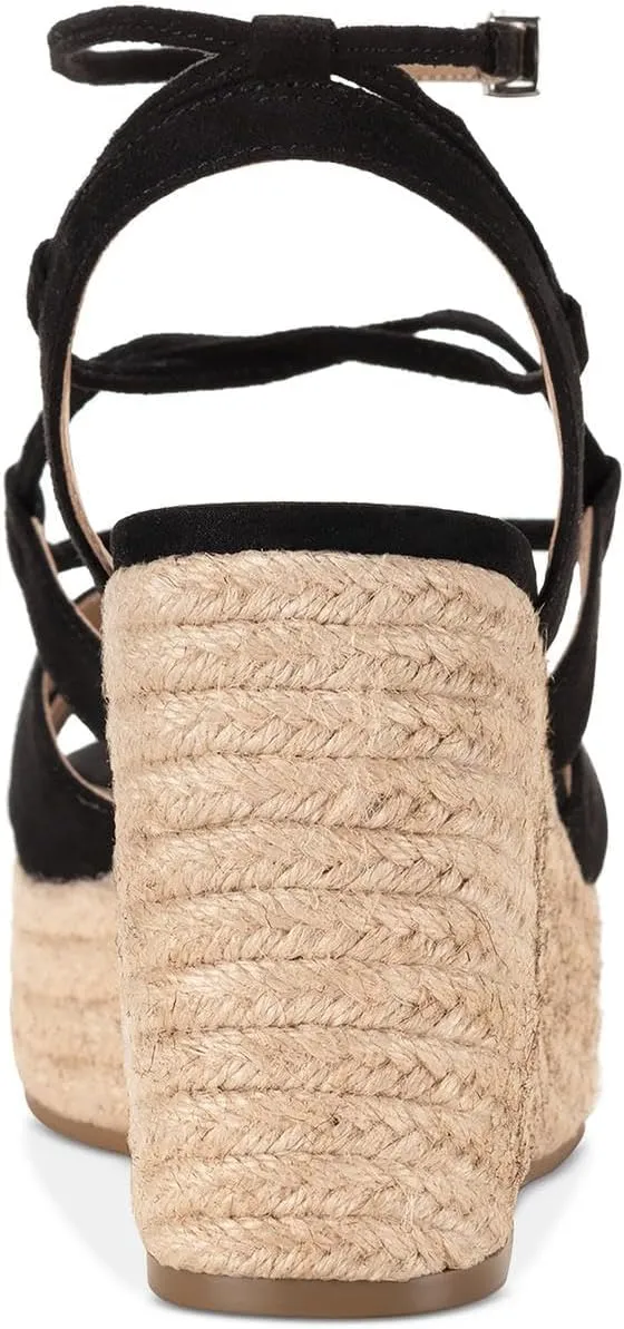 Womens TIINSLEY Comfort Insole Faux Suede Wedge Sandals