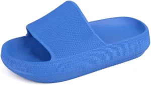 WYSBAOSHU Kids Cloud Slides Girls Boys Slip On Slide Sandals Comfort Non-Slip Thick Sole Slippers Summer Shower Shoes Pool Beach Water Shoes