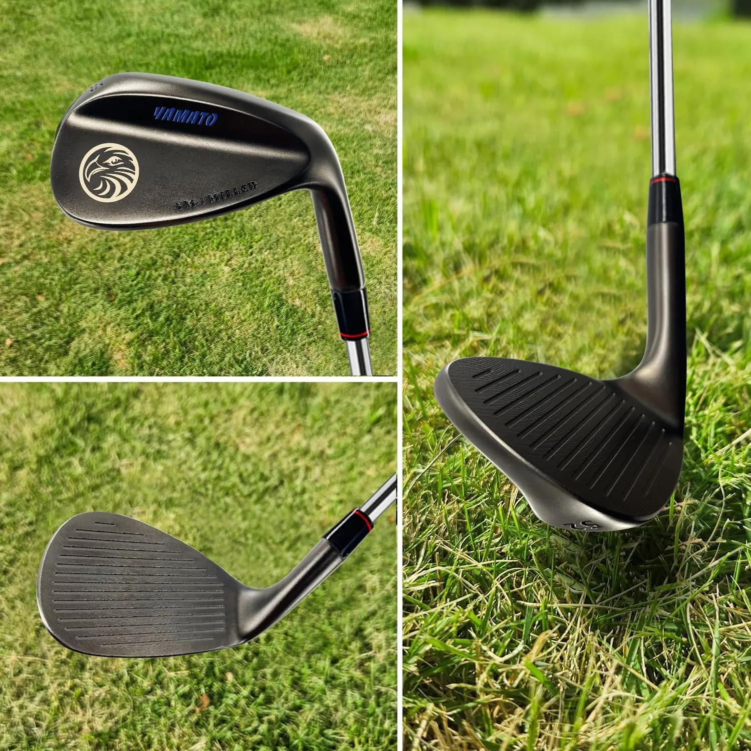Yamato Forged Golf Wedge CNC Milled for Right Hand Men Golf Sand, Pitching, Lob Wedge High Spin Golf Wedge Set Precision CNC Milled Clubface