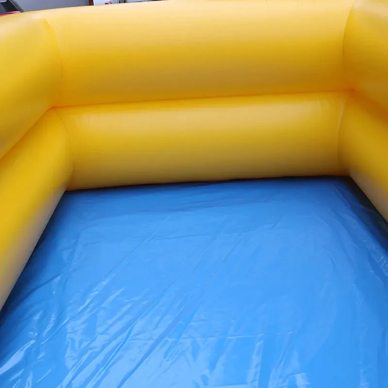 Yellow Blue Inflatable Slip N Slide Water Slide