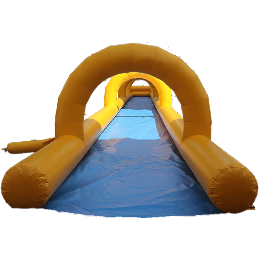 Yellow Blue Inflatable Slip N Slide Water Slide