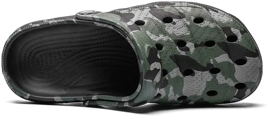 YUKTOPA Mens Garden Clogs Mules Anti-Slip Water Shoes Breathable Sandals Outdoor Beach Shower Slippers