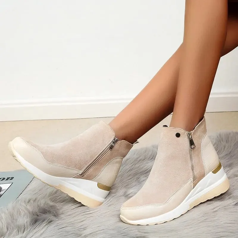 Zephyr Wedge Boots