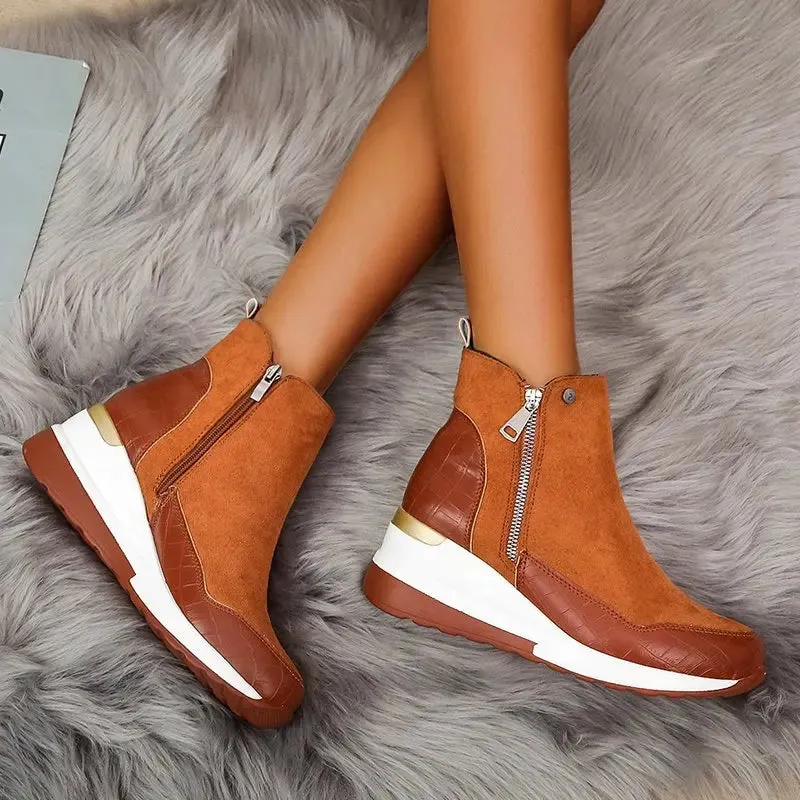 Zephyr Wedge Boots