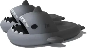 Zureto Original Shark Slides Upgraded, Cloudy Shark Slides Anti-Slip House Slippers Beach Shoes